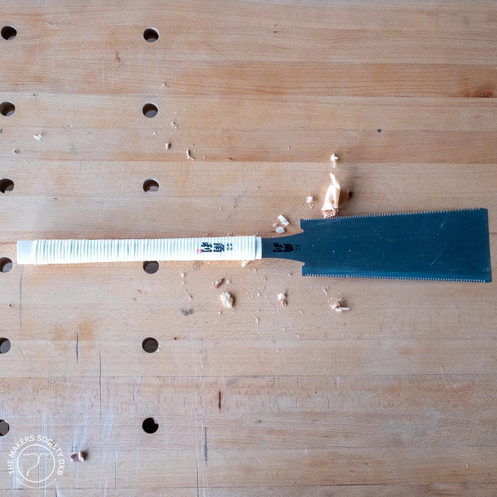 Kakuri Ryoba Saw – 240mm Japanese Double-Edge Saw top view sold by The Makers Society Dubai