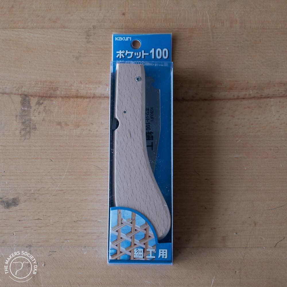 Kakuri Mini Folding Saw in the original box sold by The Makers Society Dubai