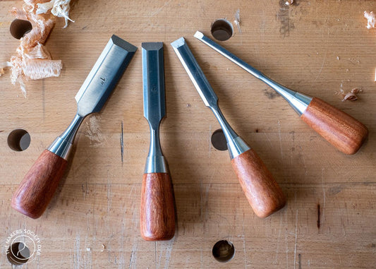 Luban Butt Chisel Set – 4 Pieces - The Makers Society Shop