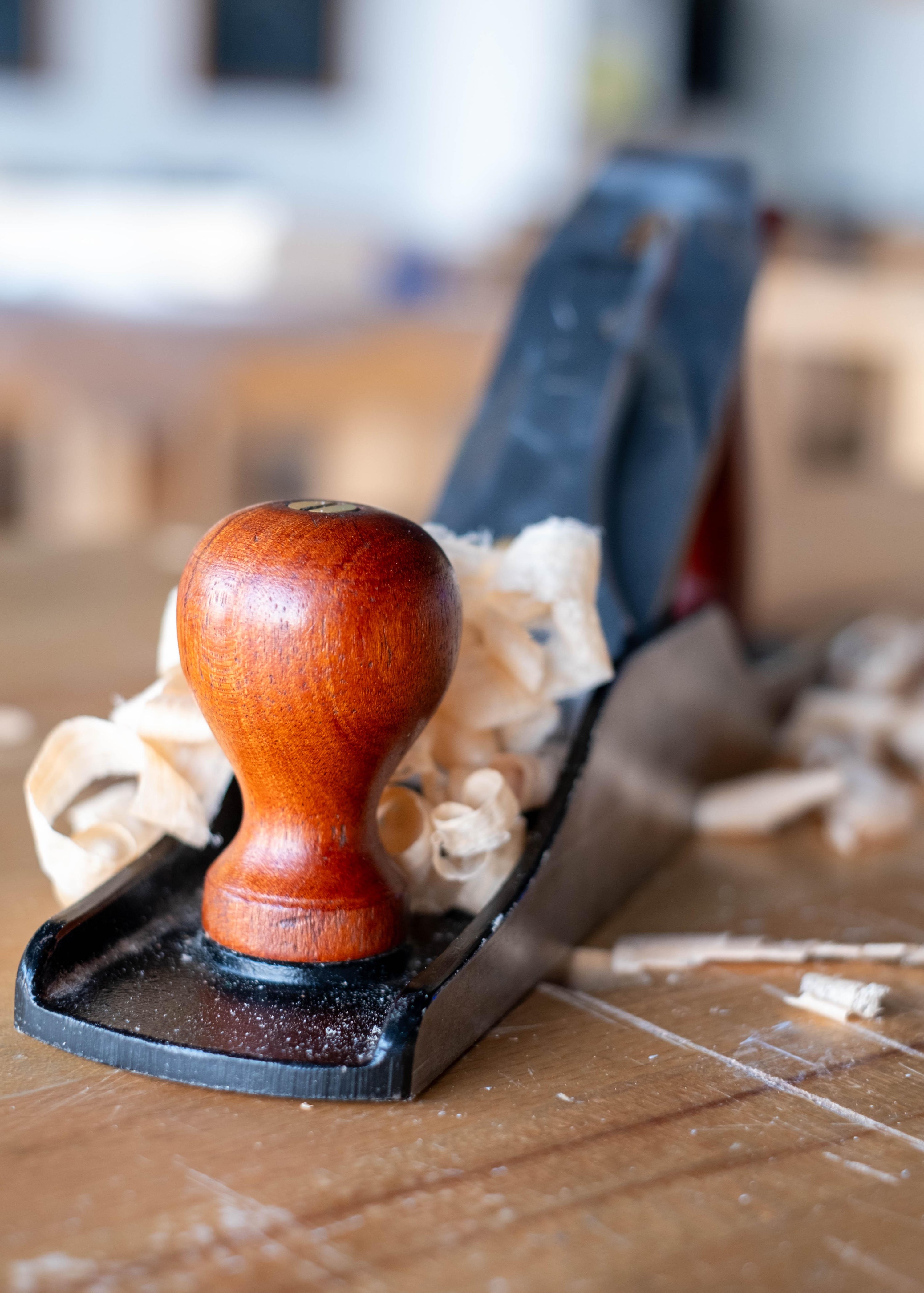 Luban #5 Bench Plane Jack Plane with front view  is a high quality hand plane sold by The Makers Society Dubai