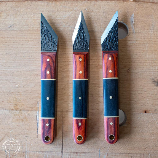 Luban Marking Knife Set 3 Pieces top view sold by The Makers Society Dubai