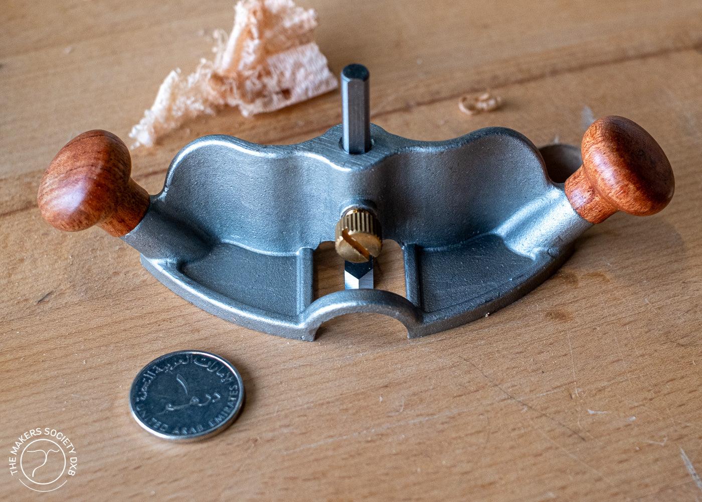 Luban Router Plane #1 Precision Joinery Tool front detailed view sold by The Makers Society Dubai