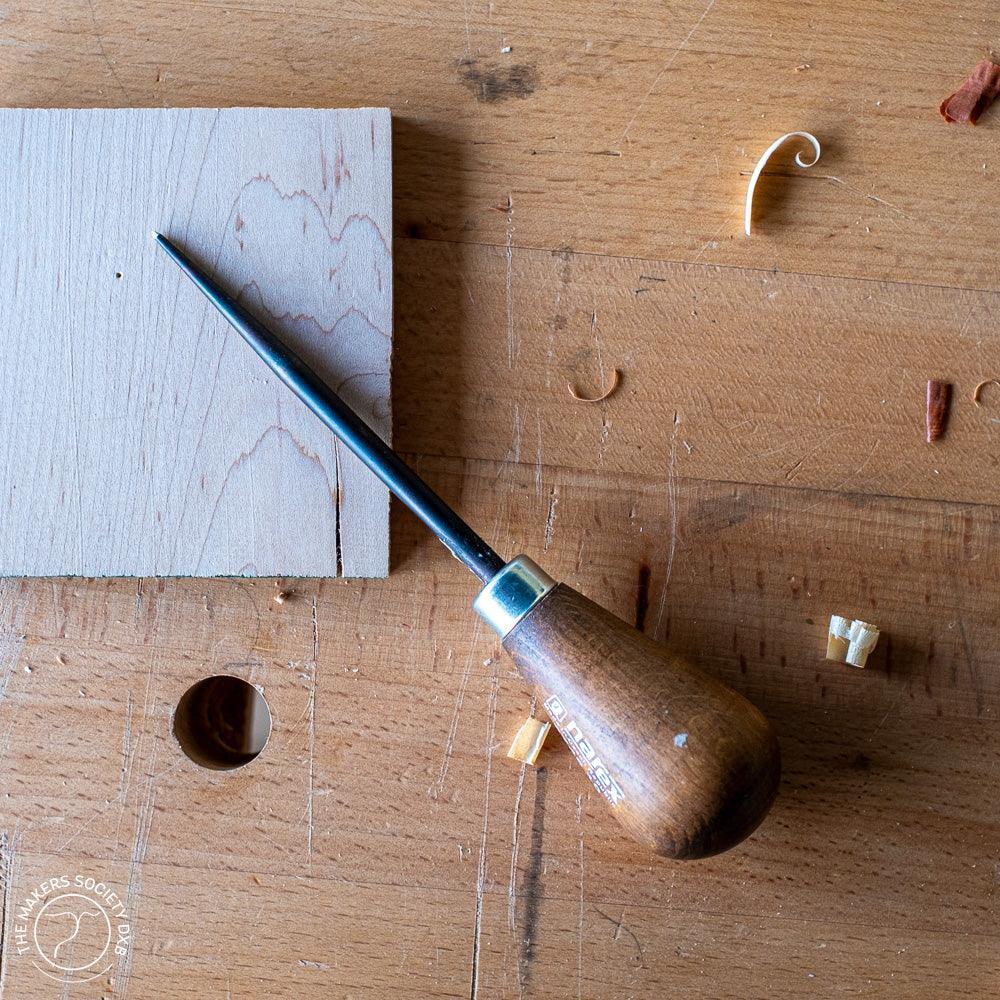 Narex Conical Awl 6 x 164 mm ideal for marking holes in wood sold by The Maker Society Dubai