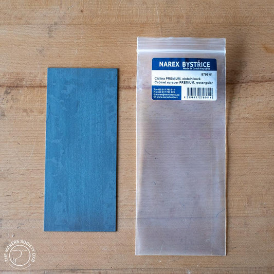 Narex rectangular scraper ideal for flat surfaces sold by The Makers Society Dubai