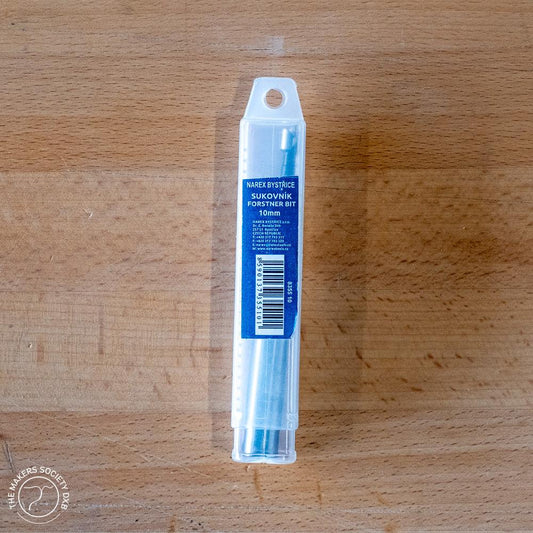 Narex Forstner Bit – 10mm top view in the original box sold by The Makers Society Dubai