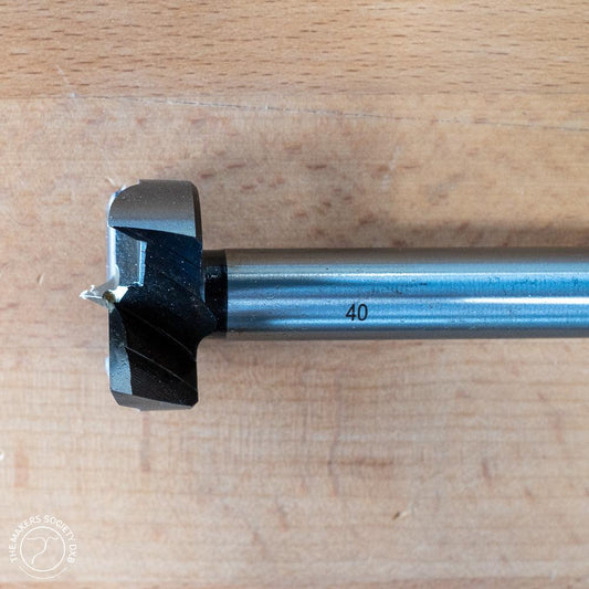 Narex Forstner Bit – 40mm close up top view sold by The Makers Society Dubai