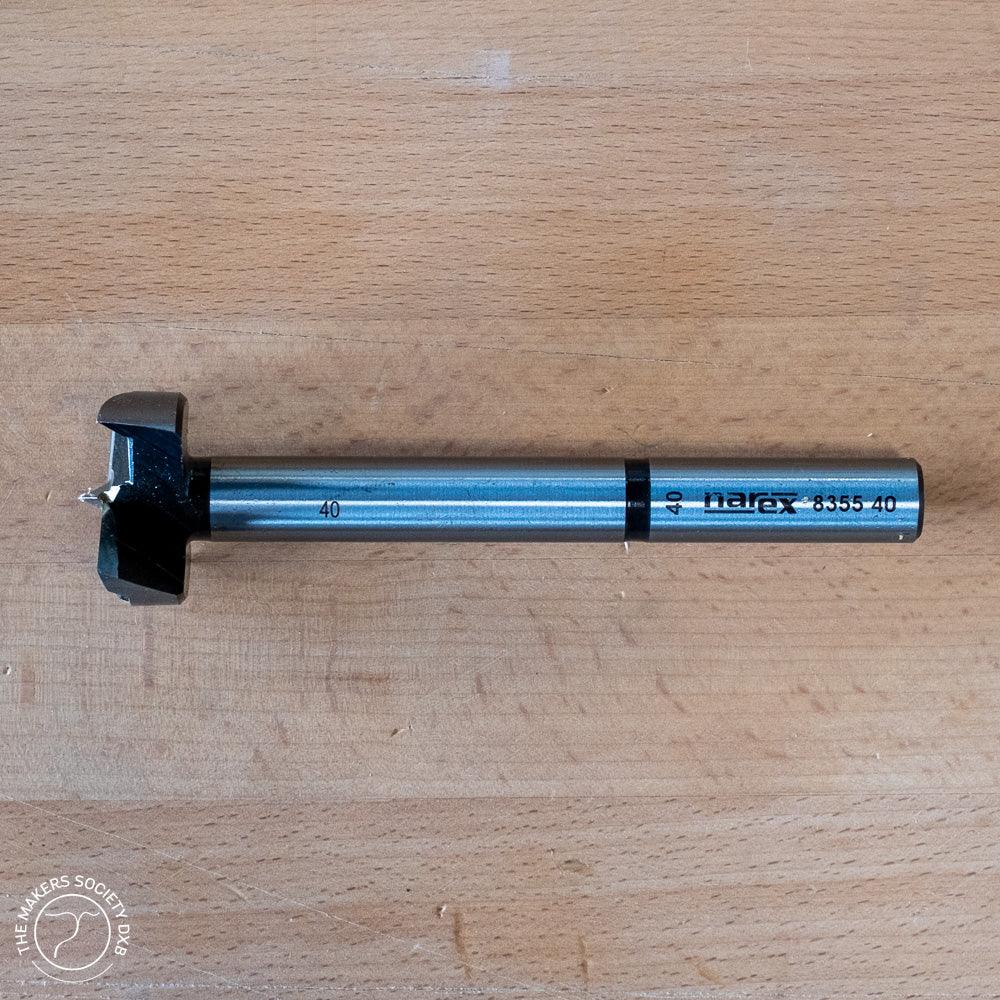 Narex Forstner Bit – 40mm top view sold by The Makers Society Dubai