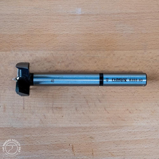 Narex Forstner Bit – 40mm top view sold by The Makers Society Dubai