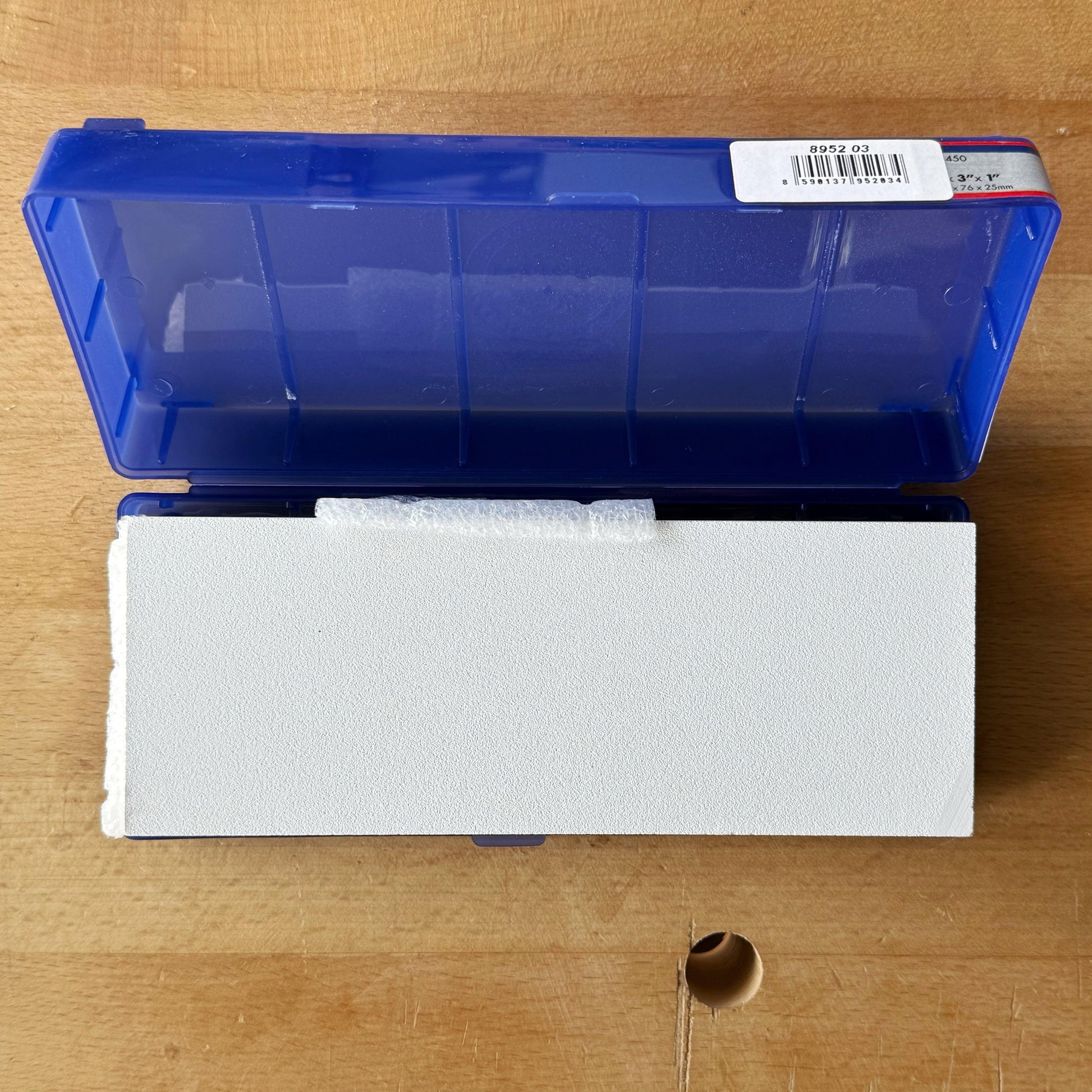 Norton water stone 1000-4000 grit for sharpening blades high performance top view sold by The Makers Society Dubai