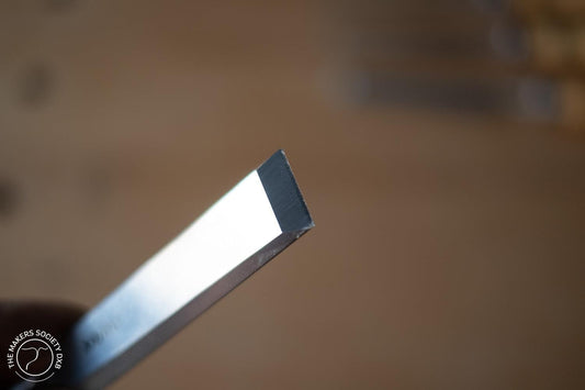 Narex Richter Extra Bevel Edge Chisel Set  6 Piece blade detail with high quality cryogenic treatment sold by The Makers Society Dubai