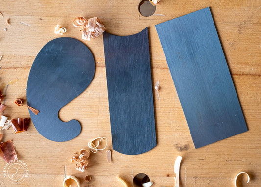 Narex set of cabinet scrapers with different shapes, ideal for curved and flat surfaces, sold by The Makers Society Dubai