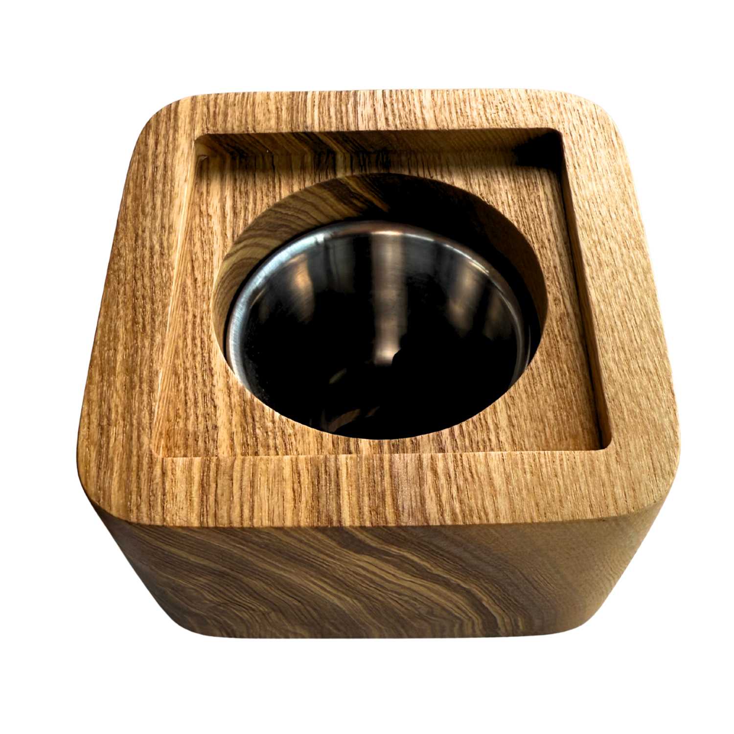 Square Zelkova & Walnut Incense Burner – Premium Wooden Incense Holder Dubai