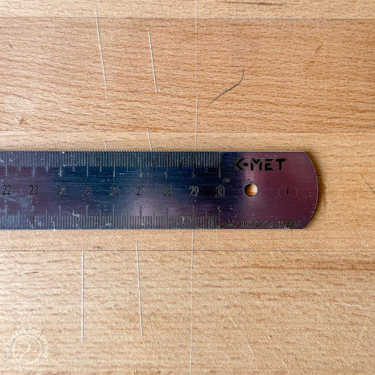 K-MET Steel Thin Ruler – 300mm - The Makers Society Shop
