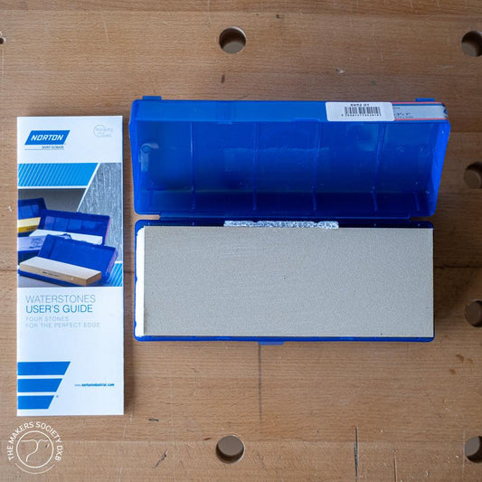Water stone Norton 1000 ideal for sharpening hand tools and knives sold at The Makers Society Dubai